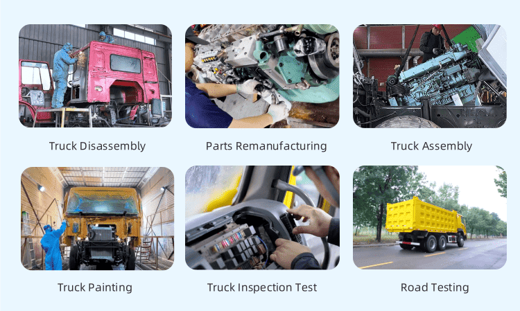 remanufactured truck process