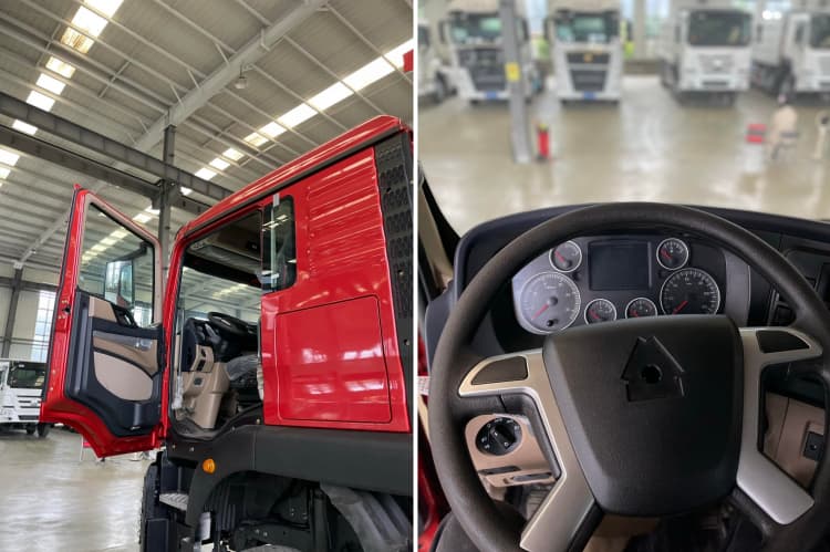 remanufactured howo tx tipper truck 371